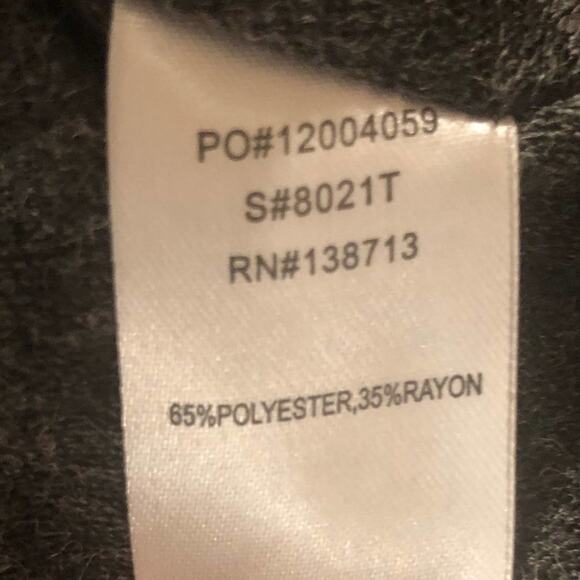 Doe & Rae Poncho Sweater NWT Gray Belted size M - Picture 7 of 9